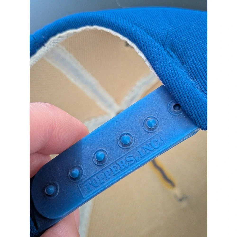 Vintage VFW Hat Blue‎ Foam Snapback OSFM VFW MO. 7900 Toppers Hats